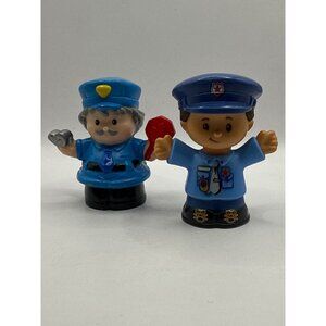 Fisher Price Little People Community Helper Police Crossing Guard Landon